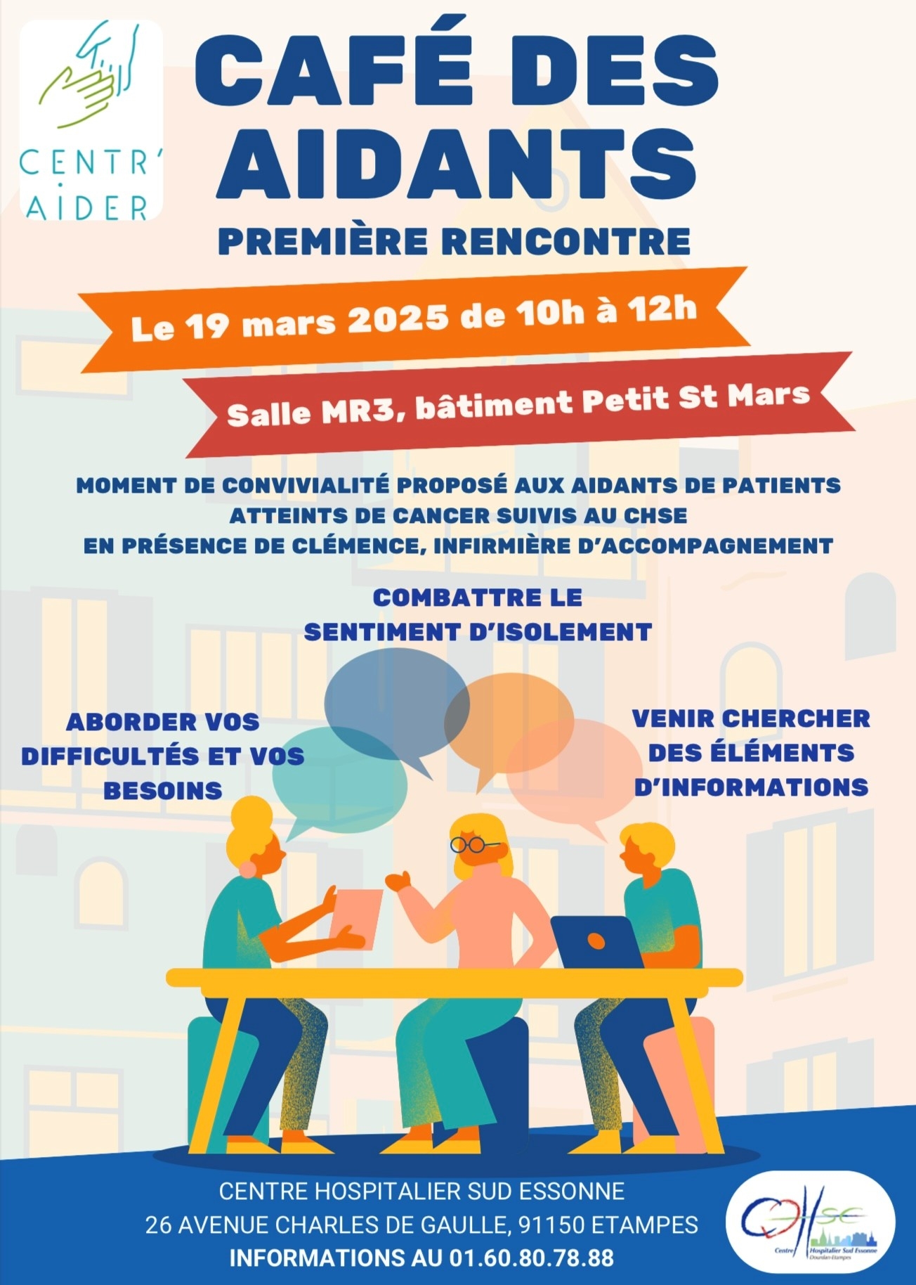 Affiche café des aidant CHSE